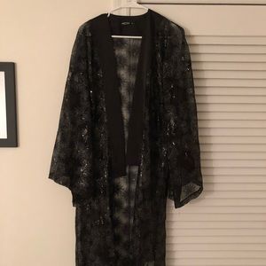 Nasty Gal sequin kimono